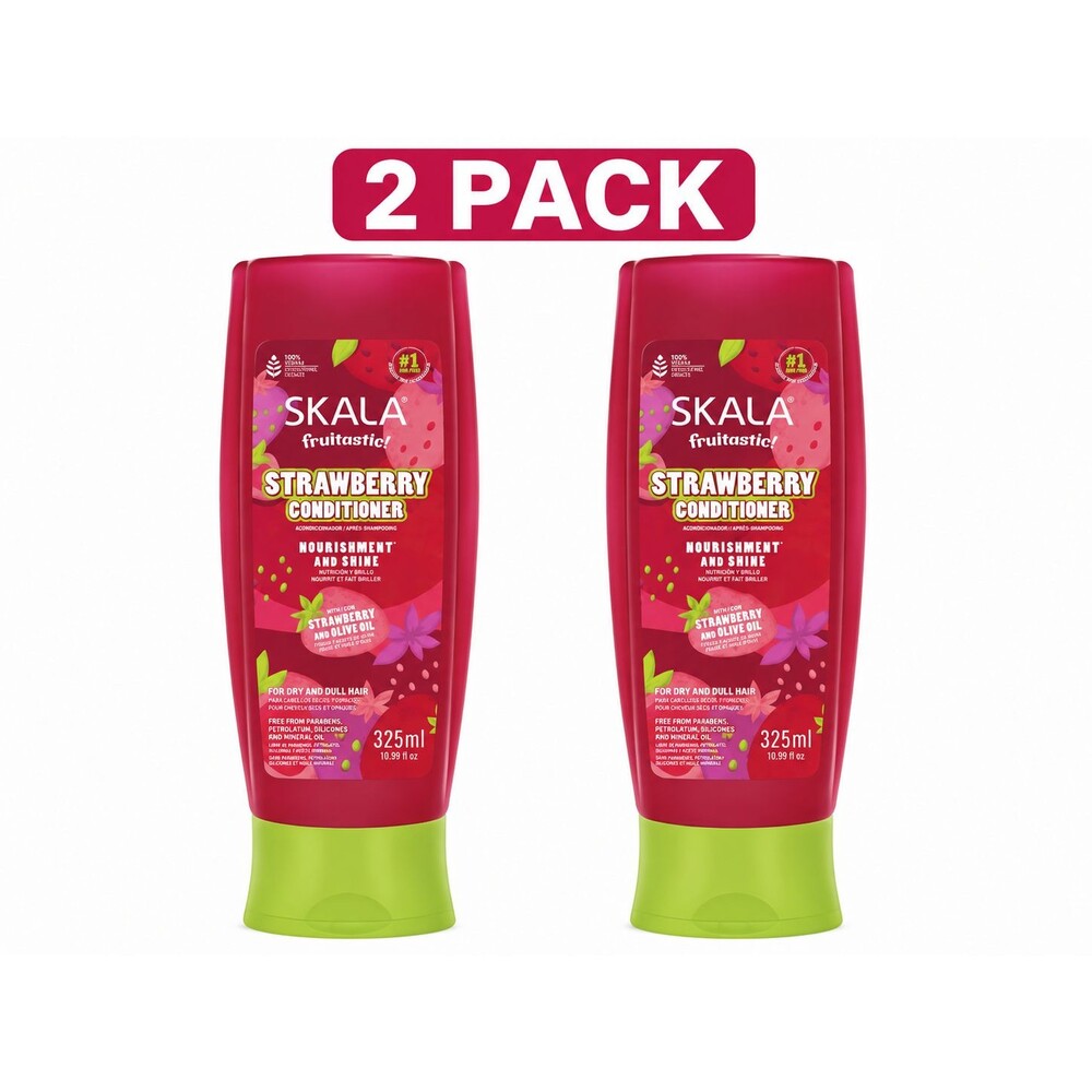 2-Pack SKALA Fruitastic Strawberry Conditioner for Dry & Dull Hair 10.99 oz